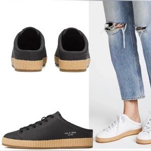 🔥NEW RAG & BONE RB1 Slip-On Mule - Black